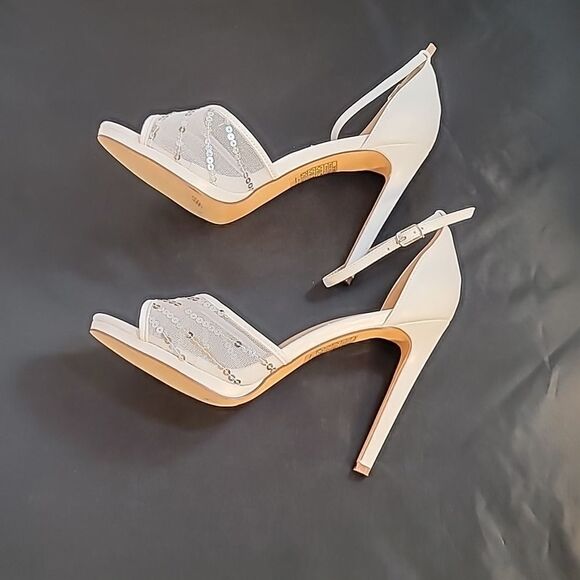 BRAND NEW RAMPAGE HIGH HEEL STILETTOS ADJUSTABLE BUCKLE STRAP SANDAL G1 - Picture 13 of 16